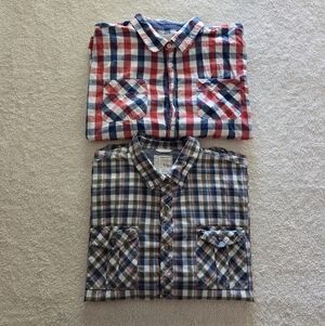 Colours by Alexander Julian Button-Down Shirts, Men's Size 2X/3X - GUC - Plaid